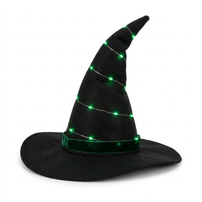 LED witch hat free gift